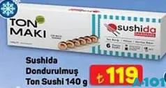 SUSHİDA DONDURULMUŞ TON SUSHİ 140 G fiyat ve kampanya bilgisi